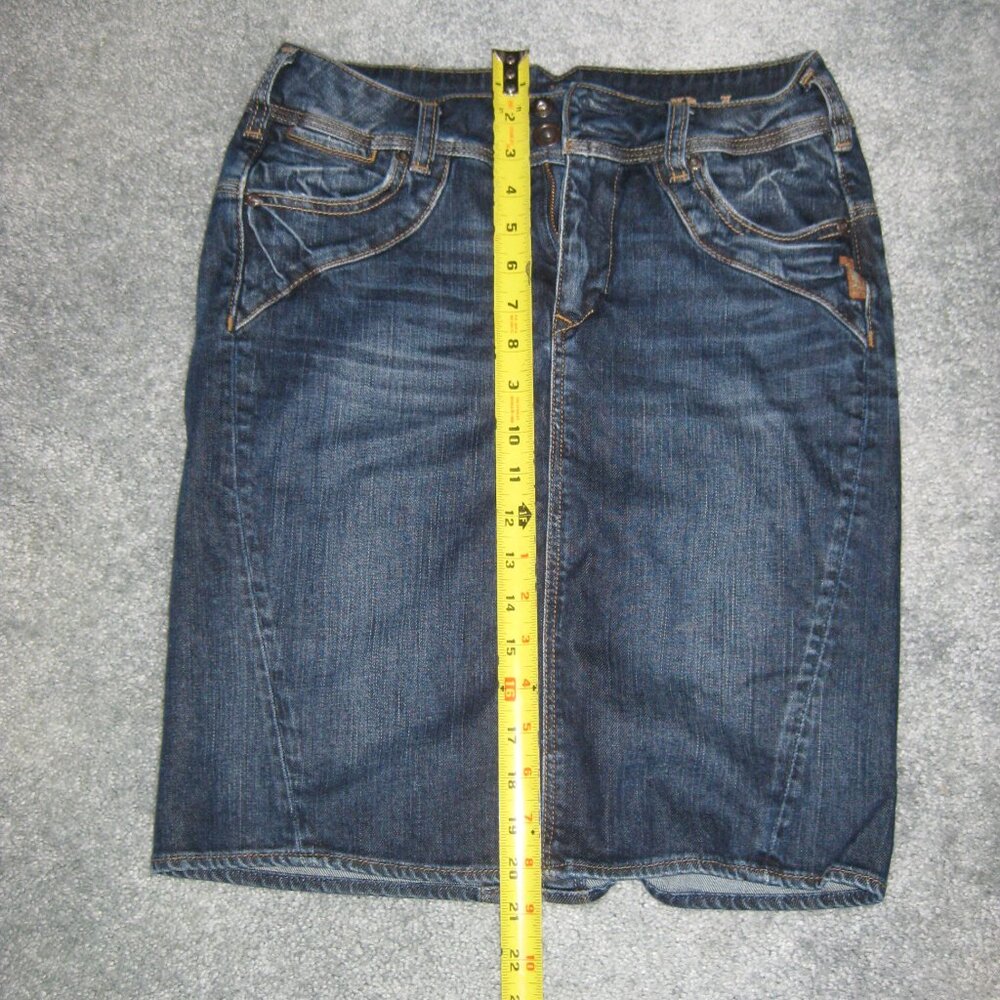 Silver Jeans Womens Blue Denim short Skirt Roby size 27